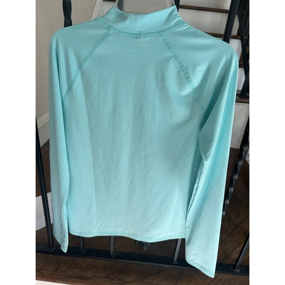Girl's Size XL 14-16 Lands' End Rash Guard Swim Shirt Set of 2
